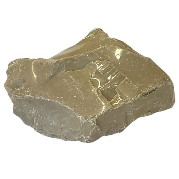 Gray Opaque Art Glass Cullet Slag Glass #5XL27 - Picture 3 of 6